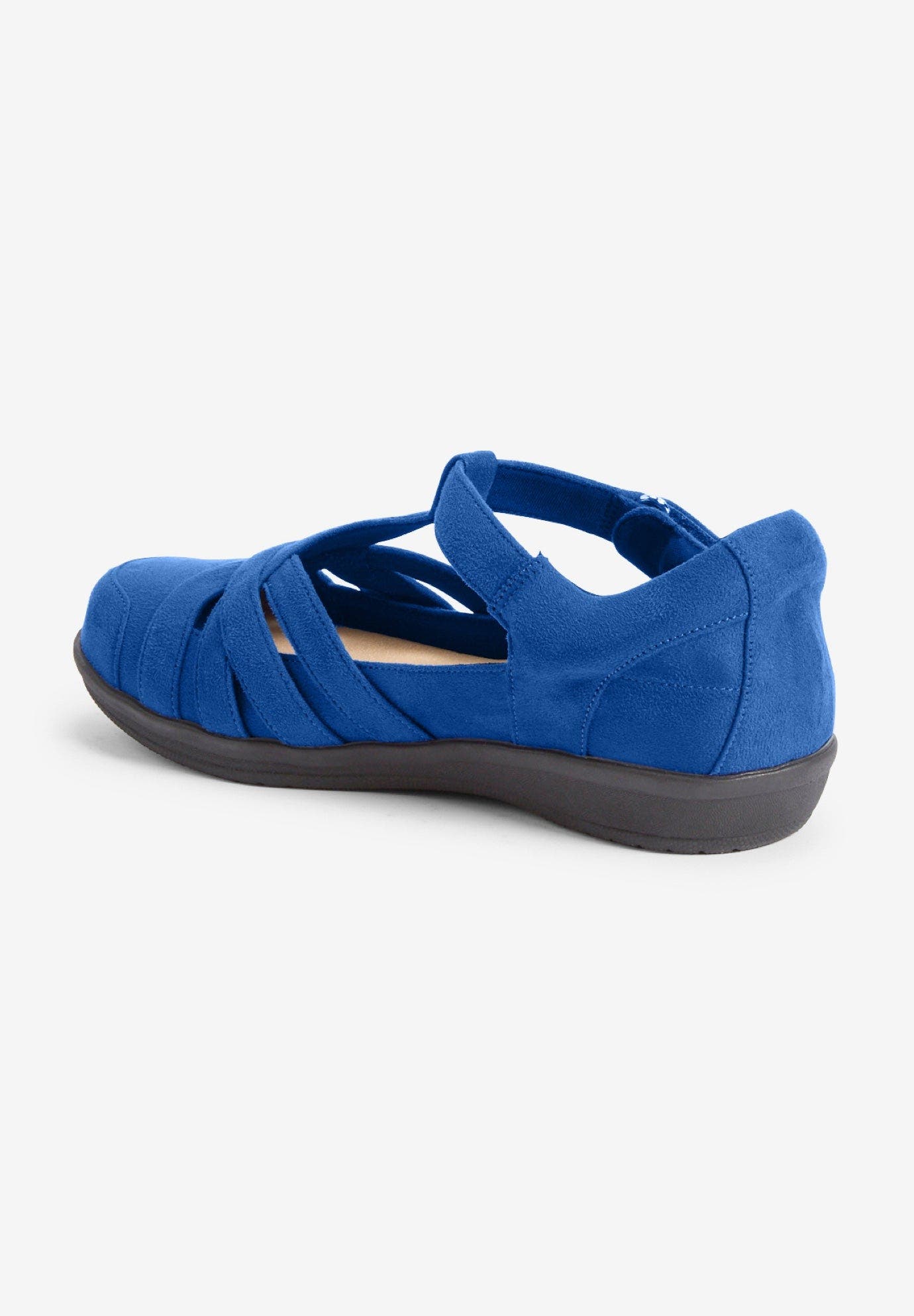 The Landyn Orthotic Flat, Alternate, color, DARK SAPPHIRE