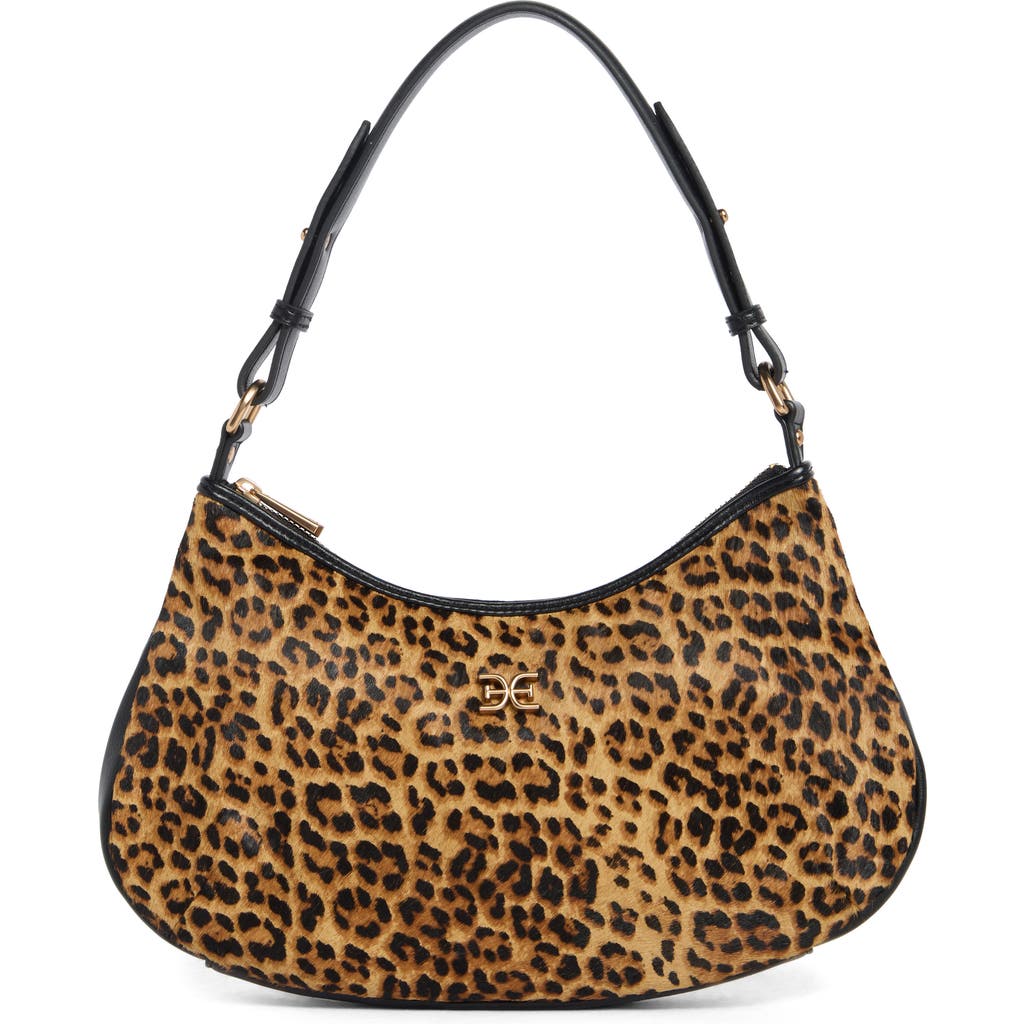Sam Edelman Nylie Genuine Calf Hair Shoulder Bag In Animal Print