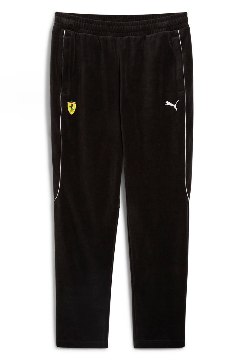PUMA x Scuderia Ferrari Race MT7 Track Pants, Alternate, color, Puma Black