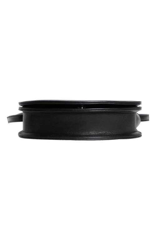Shop The Row Canteen Leather Shoulder Bag In Black Ans