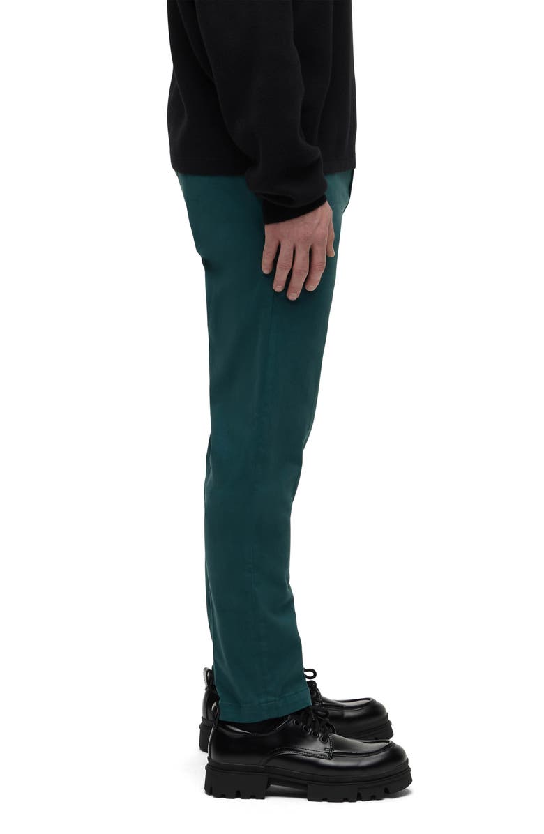 Hudson Jeans Classic Slim Straight Leg Stretch Chinos, Alternate, color, Deep Teal