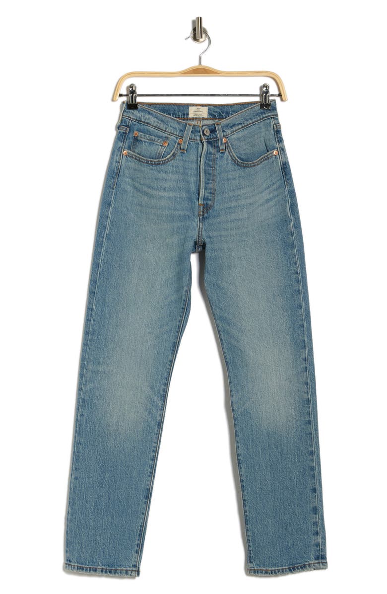 Levi's 501<sup>®</sup> High Waist Straight Leg Jeans, Main, color, Grand Magic