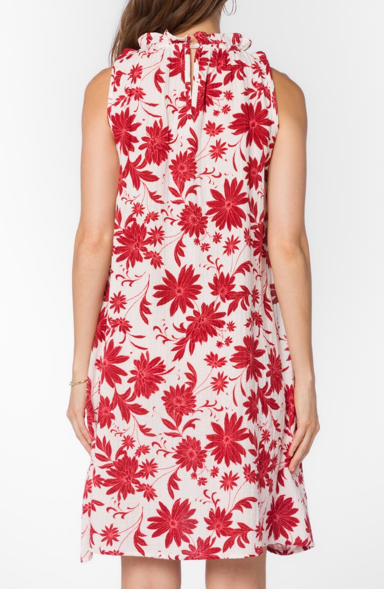 VELVET HEART Glenda Floral Swing Dress, Alternate, color, Red Floral