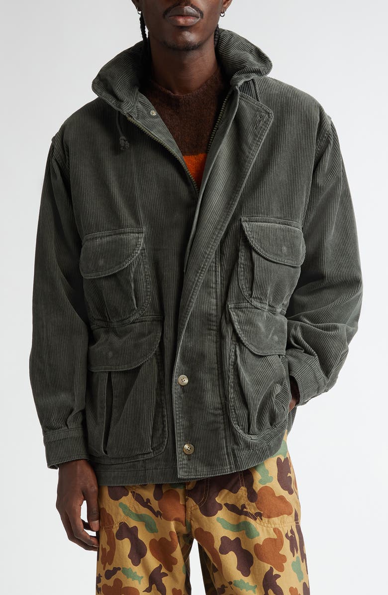 BEAMS Corduroy Field Coat, Main, color, 