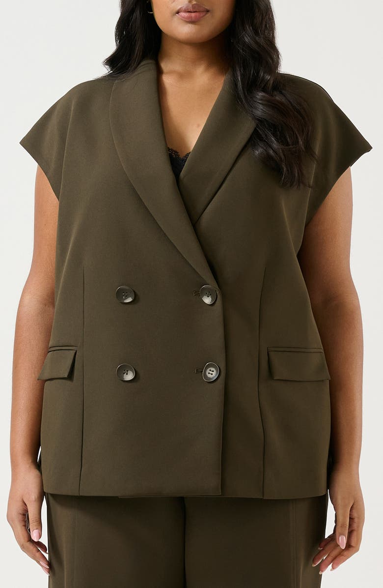 Estelle Namib Short Sleeve Jacket, Main, color, Black Olive