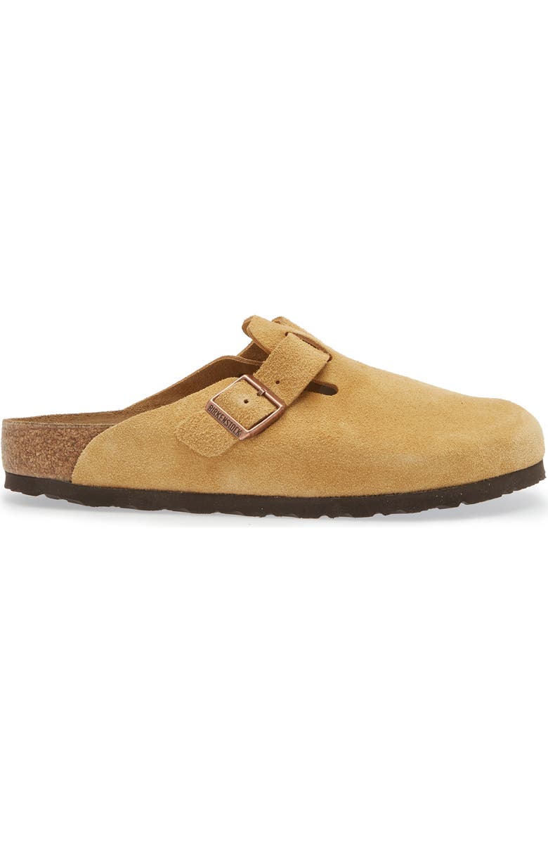 Birkenstock Boston Clog, Alternate, color, Latte Cream Suede