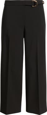 Anne Klein Pull-On Crop Wide Leg Pants