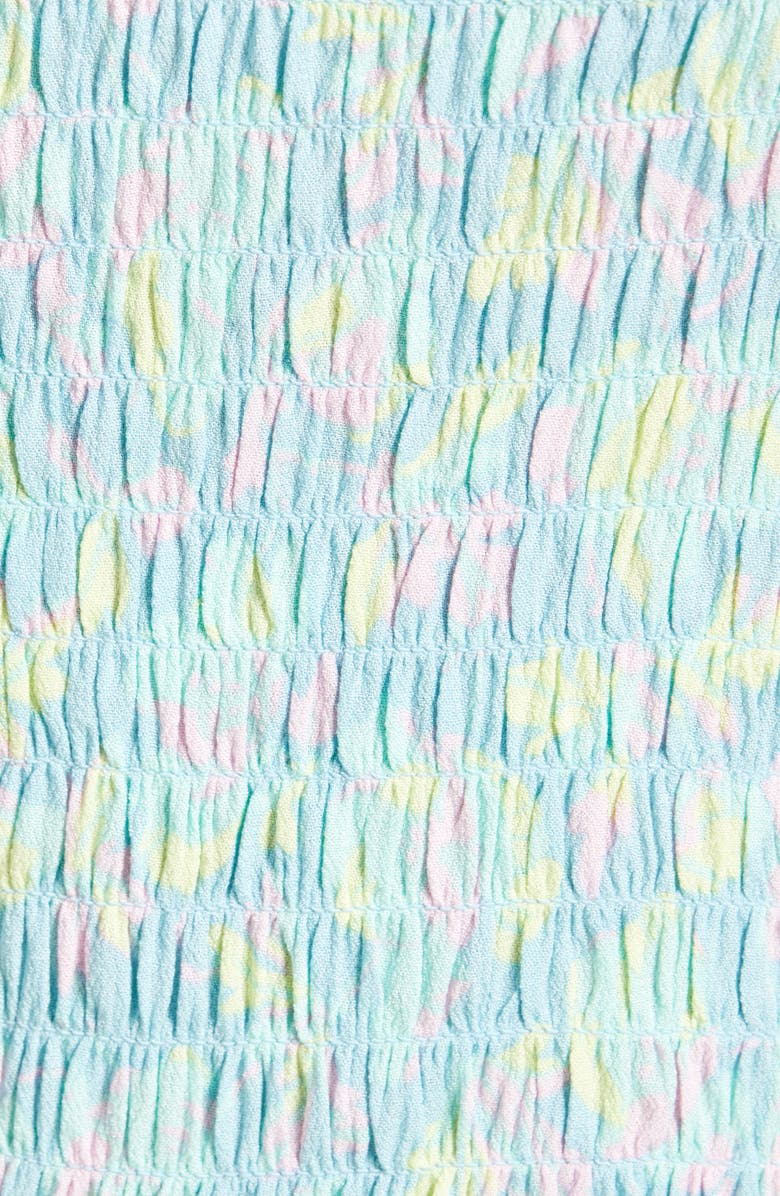 BP. Smocked Puff Sleeve Crop Top, Alternate, color, 