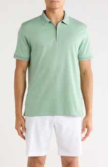 Everette Quarter Zip Knit Polo