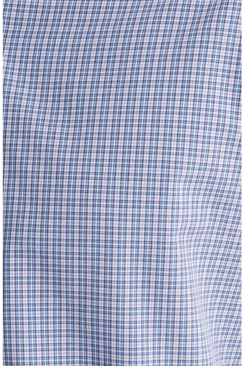 Wicklow Microcheck Performance Button-Up Shirt, Alternate, color, BROOK BLUE