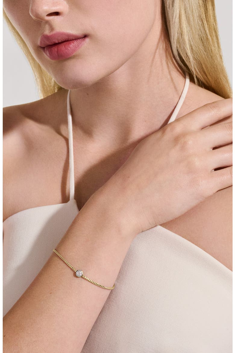 JH Essential Pavé Bracelet, Diamonds, Alternate, color, GOLD