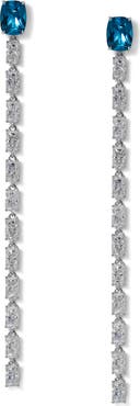 Nadri Cubic Zirconia Linear Drop Earrings