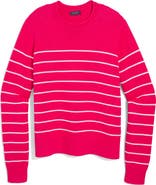 vineyard vines Stripe Cotton Roll Neck Sweater
