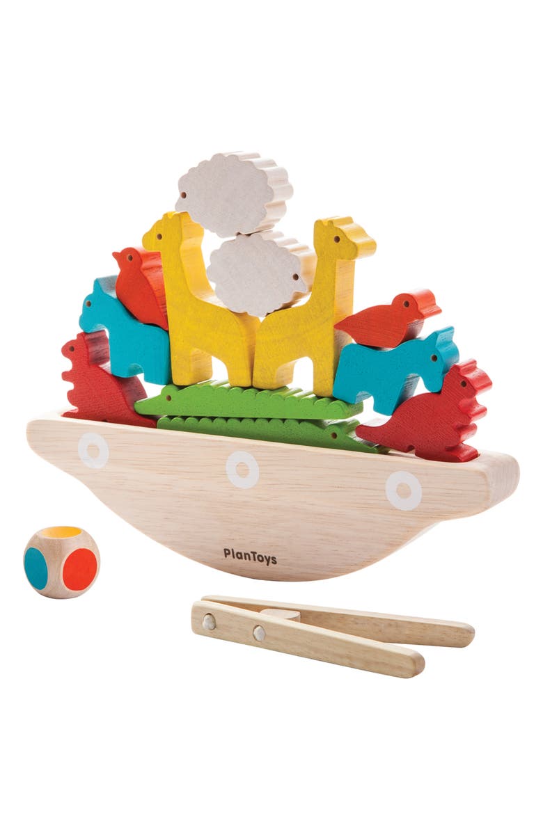 PlanToys<sup>®</sup> Balancing Boat Playset, Alternate, color, Assorted