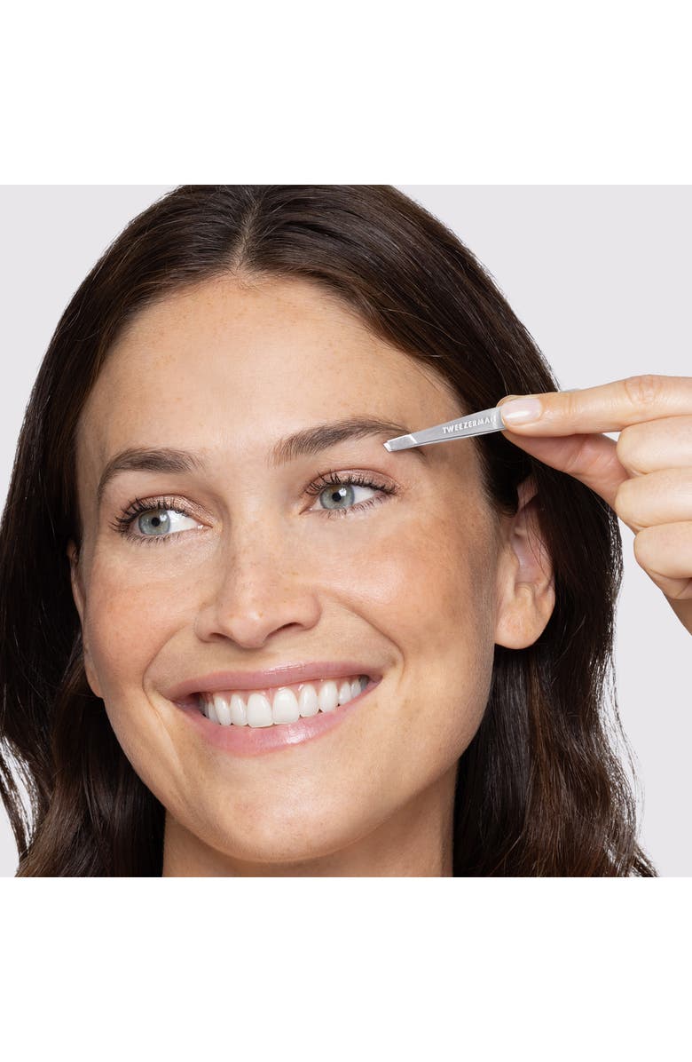 TWEEZERMAN 2-Pack Brow Razor & Mini Tweezer Set, Alternate, color, 