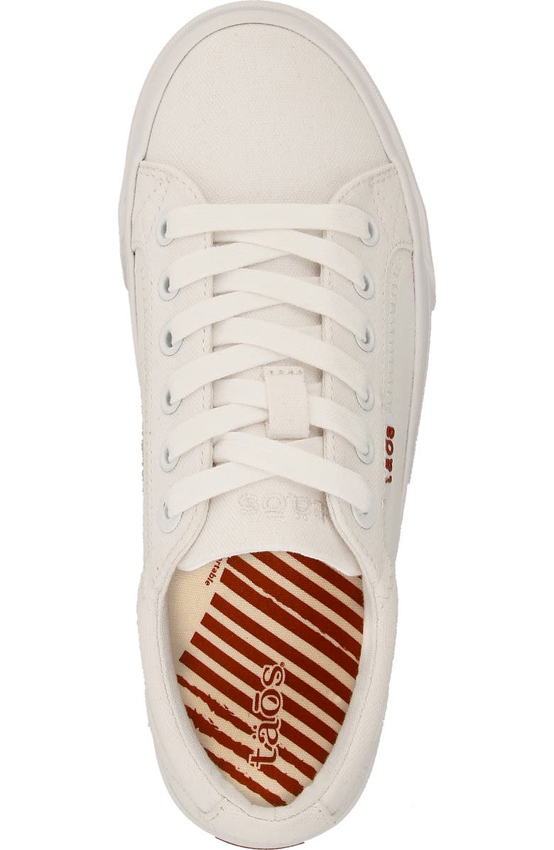 Taos Plim Soul Sneaker, Alternate, color, White Canvas