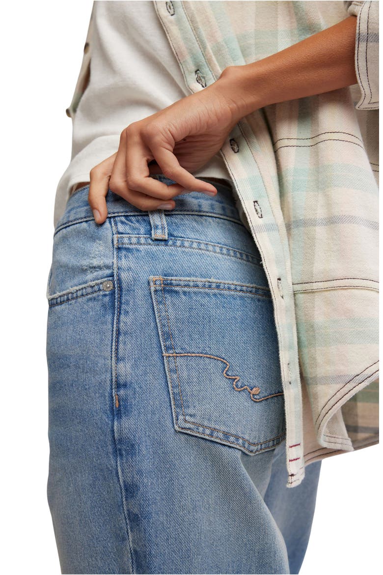 Holly Ripped Bootcut Jeans, Alternate, color, CAMBRIDGE