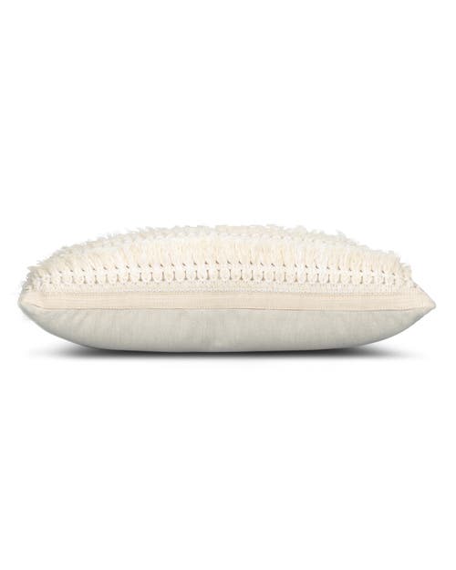 Elaine Smith Cascade Indoor & Outdoor Woven Accent Pillow In Neutral