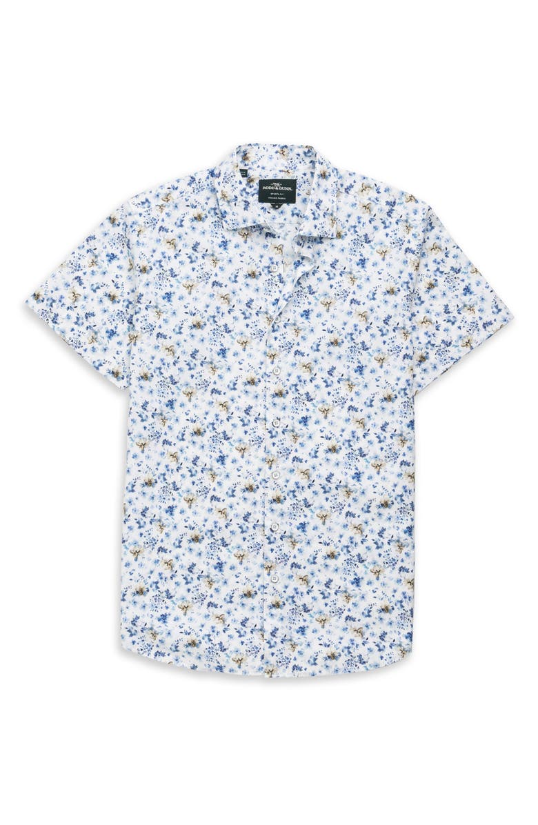 Rodd & Gunn Dunsirk Short Sleeve Button-Up Shirt, Alternate, color, Mist