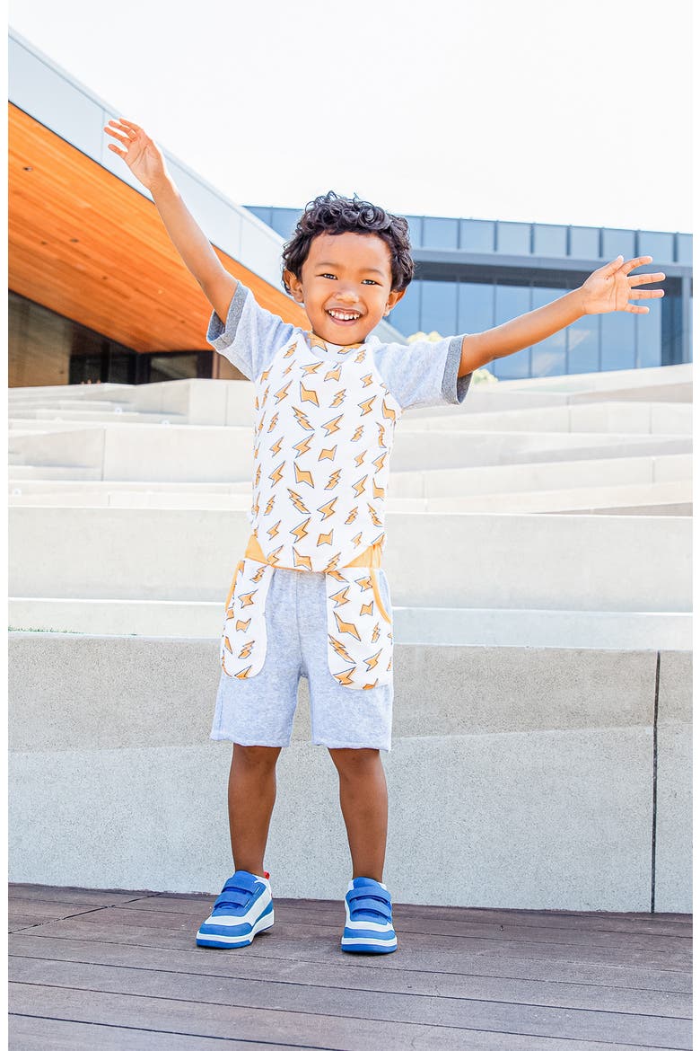Kids' Bradley Bolt T-Shirt, Alternate, color, GREY