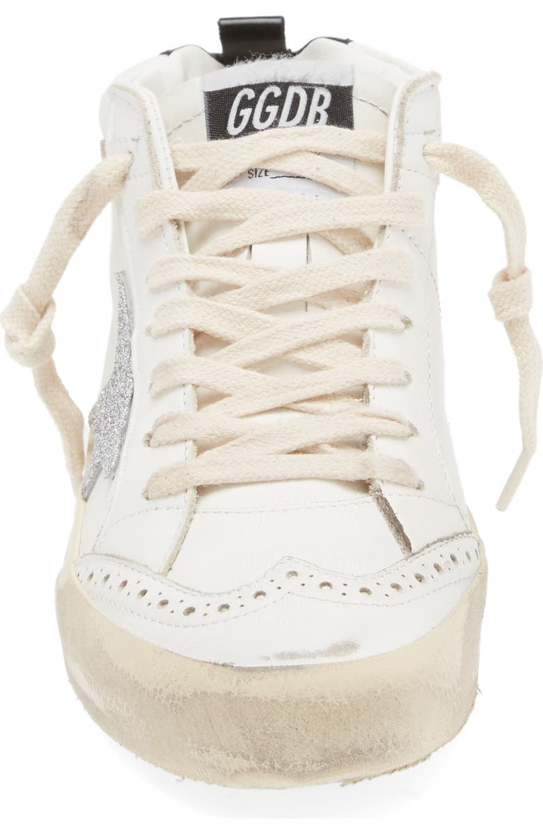 Golden Goose Mid Star Glitter Sneaker, Alternate, color,
