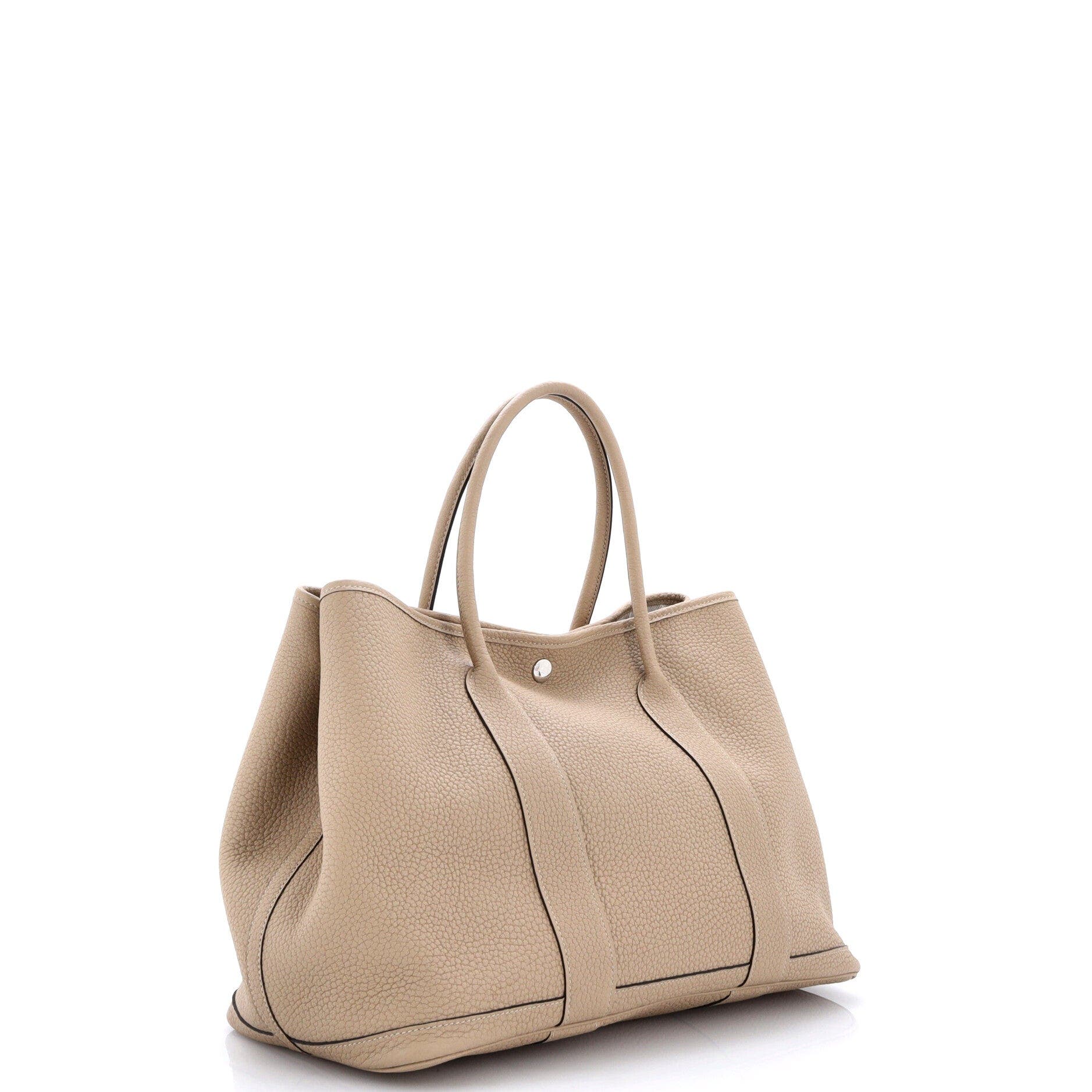 Garden Party Tote Leather 36, Alternate, color, White