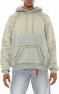Cult of Individuality Stud Two-Tone Hoodie