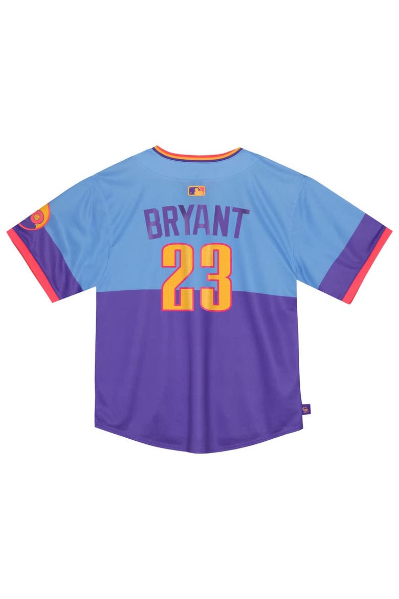 Toddler Nike Kris Bryant Purple/Light Blue Colorado Rockies 2025 City Connect Limited Player Jersey, Alternate, color, Purple