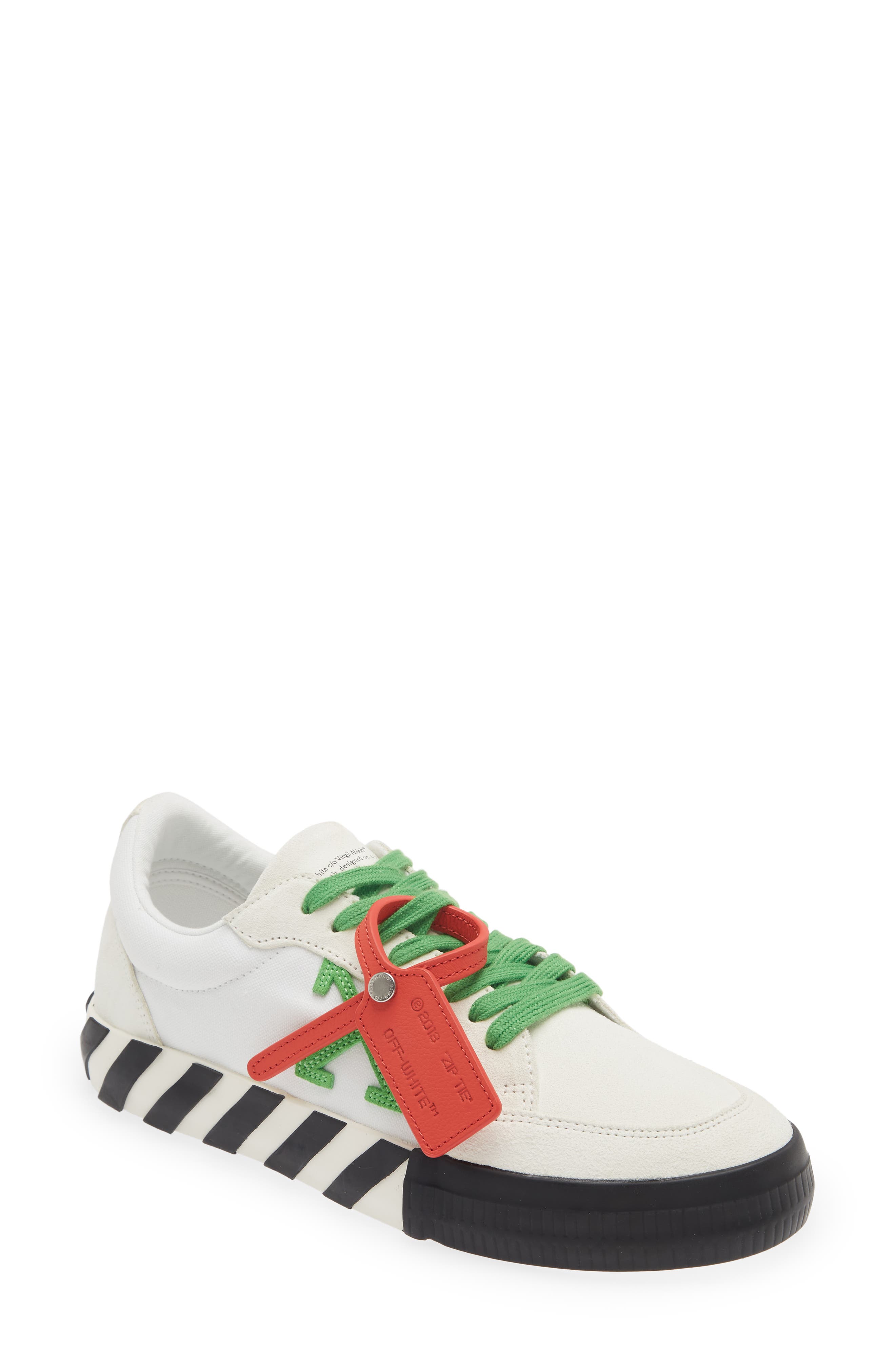 Off-White Vulcanized Low Top Sneaker, Main, color, 