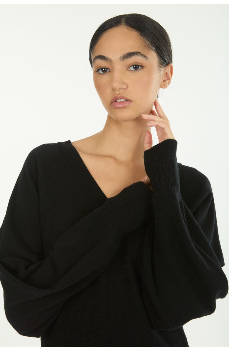 SECRET MISSION Haven Sweater, Alternate, color, Black