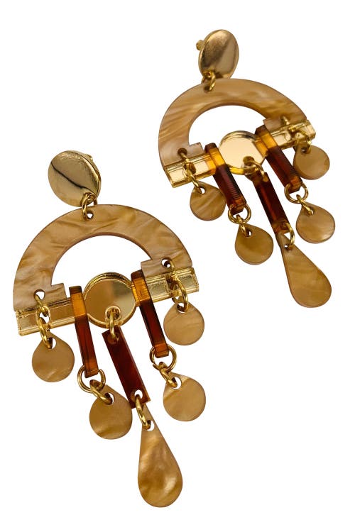 Toolally Fan Chandeliers In Gold