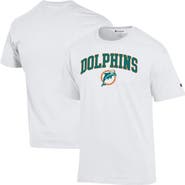Champion Men's Champion White Miami Dolphins Arch Over Logo T-Shirt