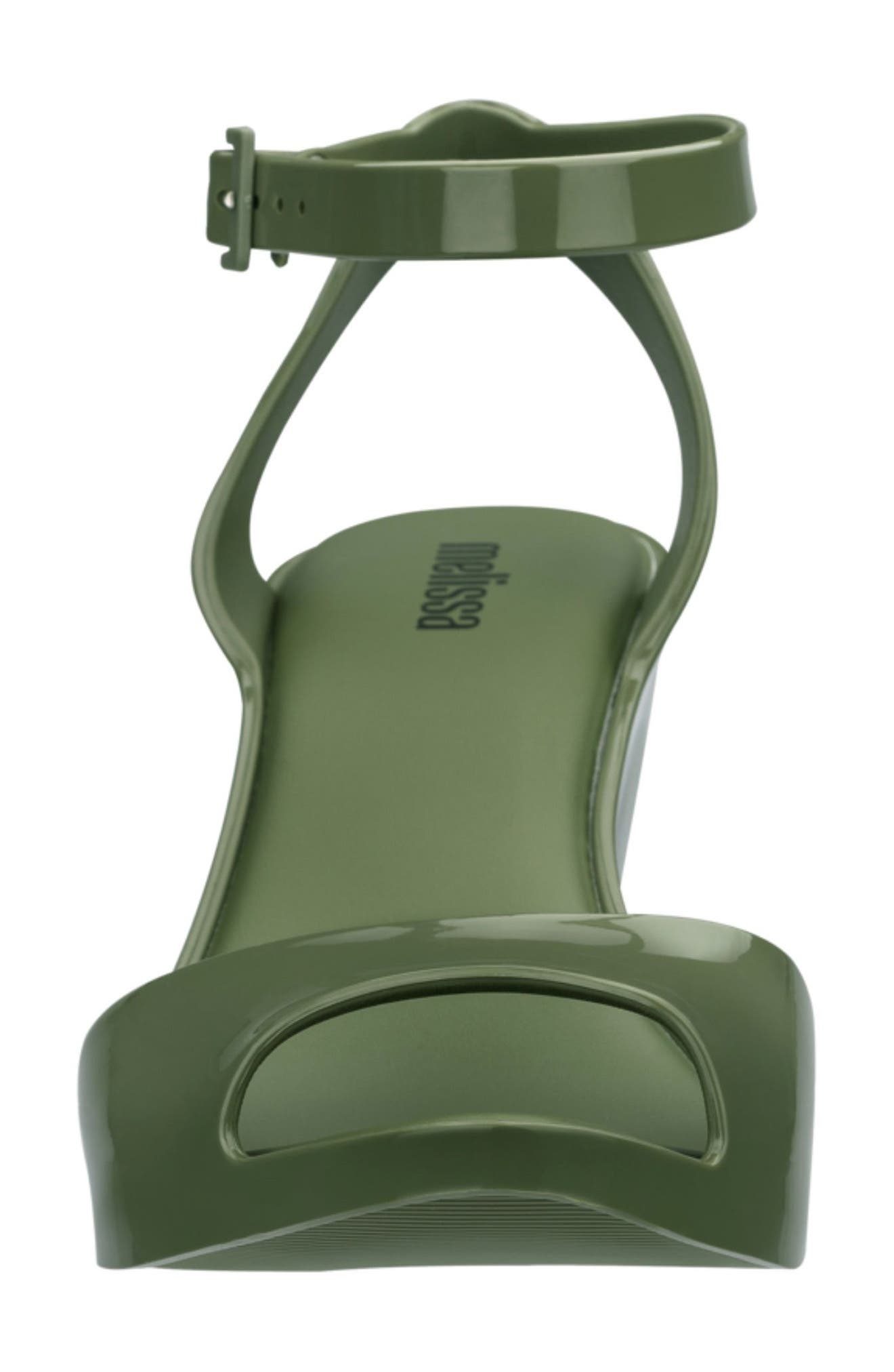 Melissa Blanca Jelly Wedge Sandal, Alternate, color, 