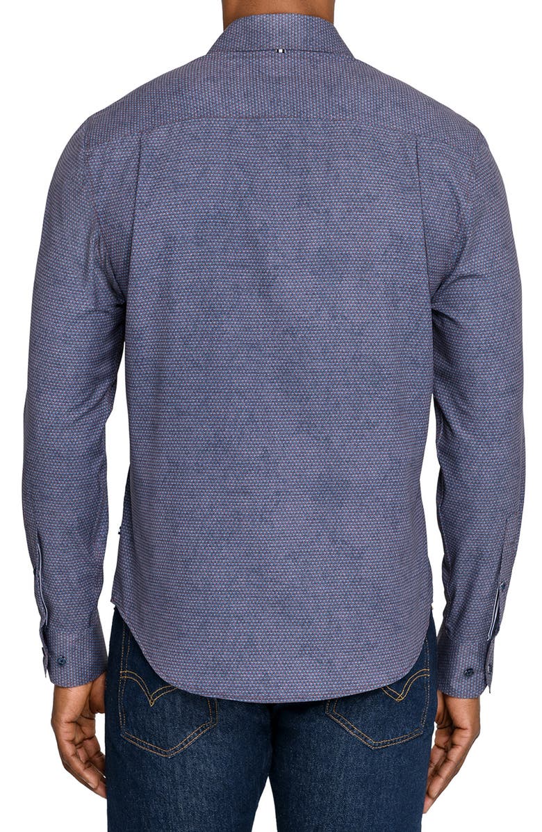 Brooklyn Brigade Prism Print Woven Long Sleeve Basic, Alternate, color, Brown/Blue