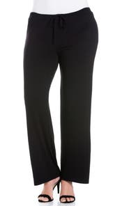 24seven Comfort Apparel Comfortable Stretch Draw String Pants