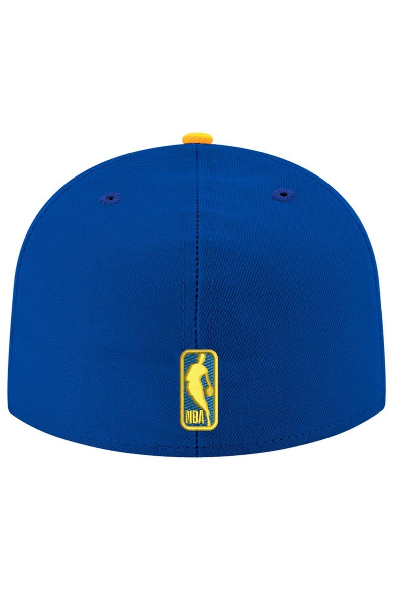 Men's New Era Royal Golden State Warriors 2-Tone 59FIFTY Fitted Hat, Alternate, color, Royal