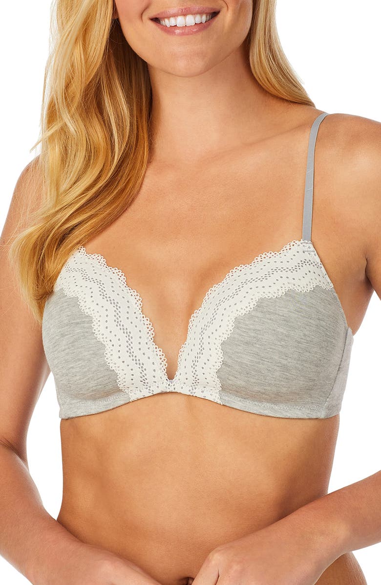 CUDDL DUDS Comfy Wire-Free Bra, Main, color, Heather Grey