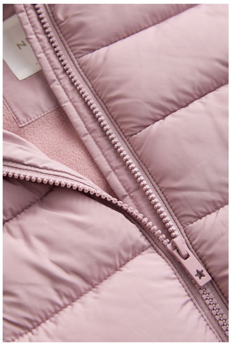 Kids' Channel Quilted Puffer Coat, Alternate, color, PINK