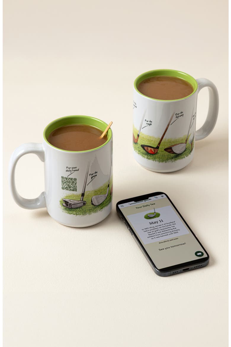 Golf Every Day Interactive QR Mug, Alternate, color, Multi