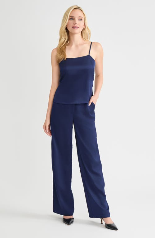 Misook Spaghetti Strap Tank In Blue