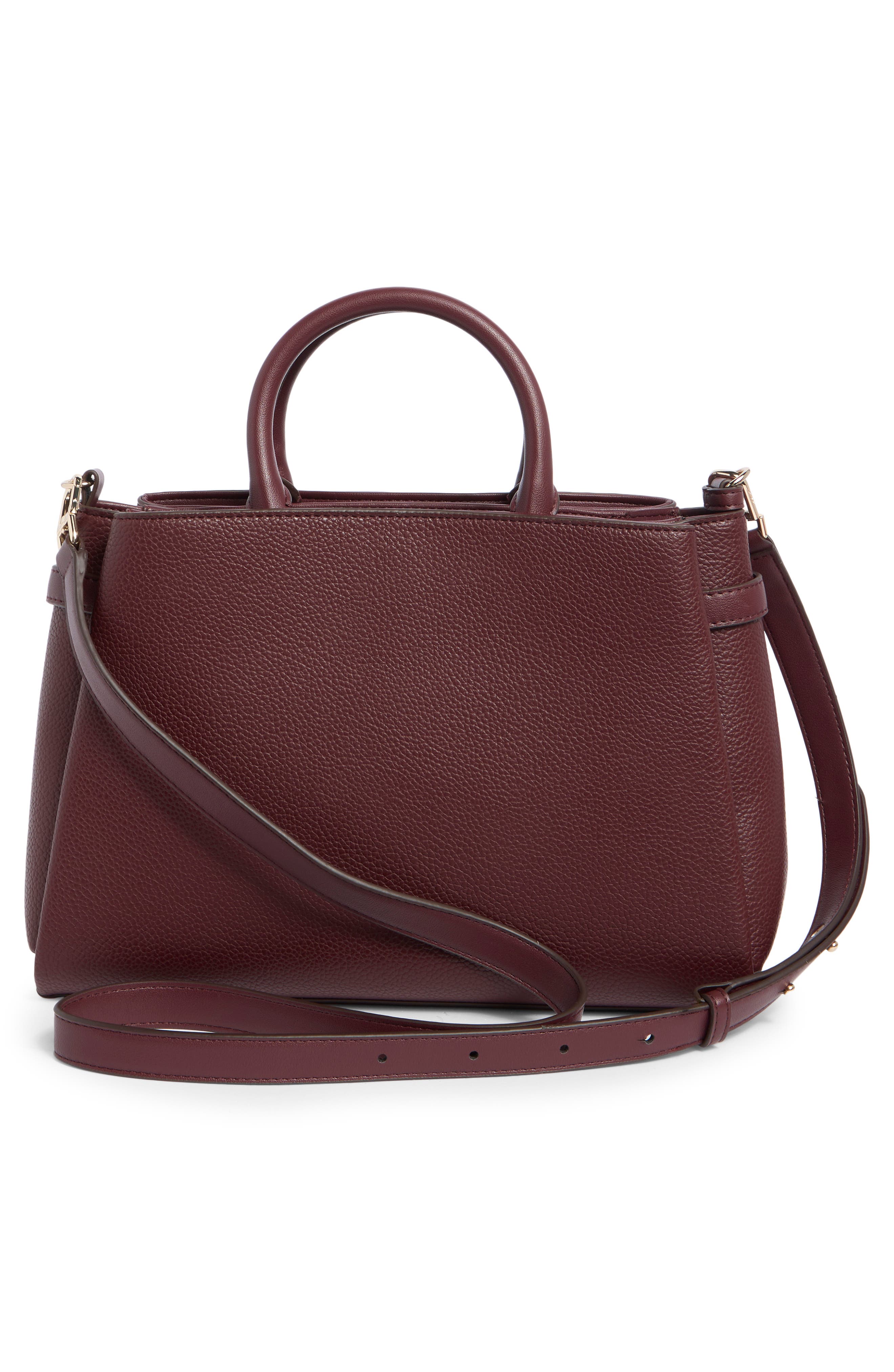 Onya Satchel Bag, Alternate, color, AGED WINE