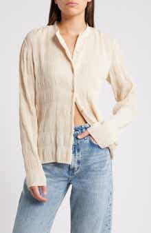 rag & bone Belle Shirred Top