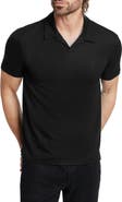 John Varvatos Leroy Johnny Collar Solid Piqué Polo