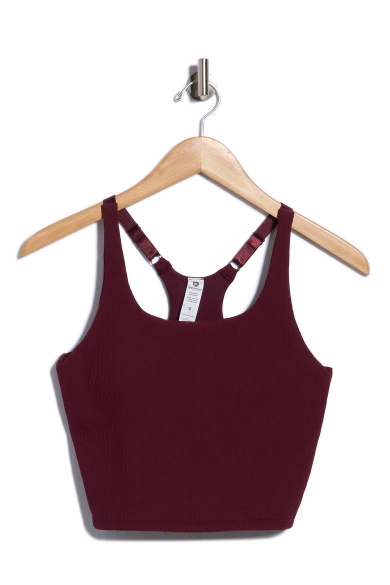 Chill Tech Rib Volley Tank Top, Main, color, WINDSOR WINE