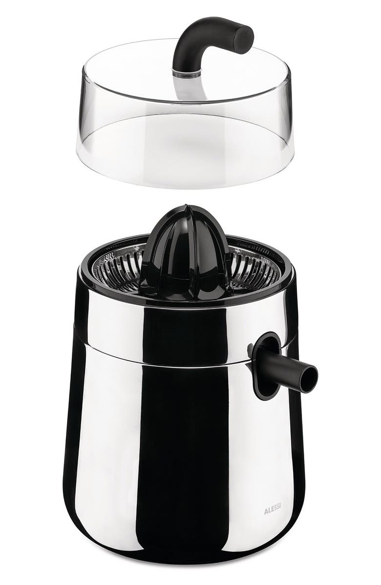 ALESSI Electric Citrus Squeezer, Main, color, Polished Stainless Steel-Black