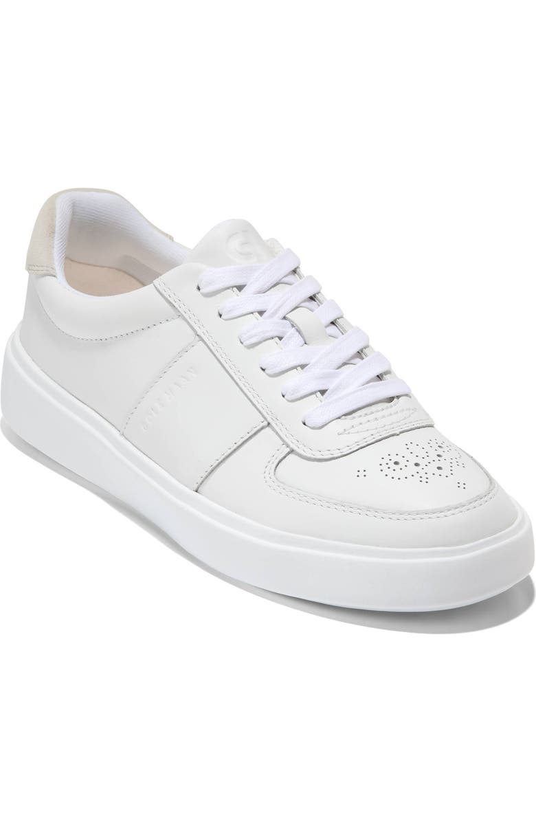 Cole Haan Grand Crosscourt Della Sneaker, Main, color, Optic White/ Silver Birch