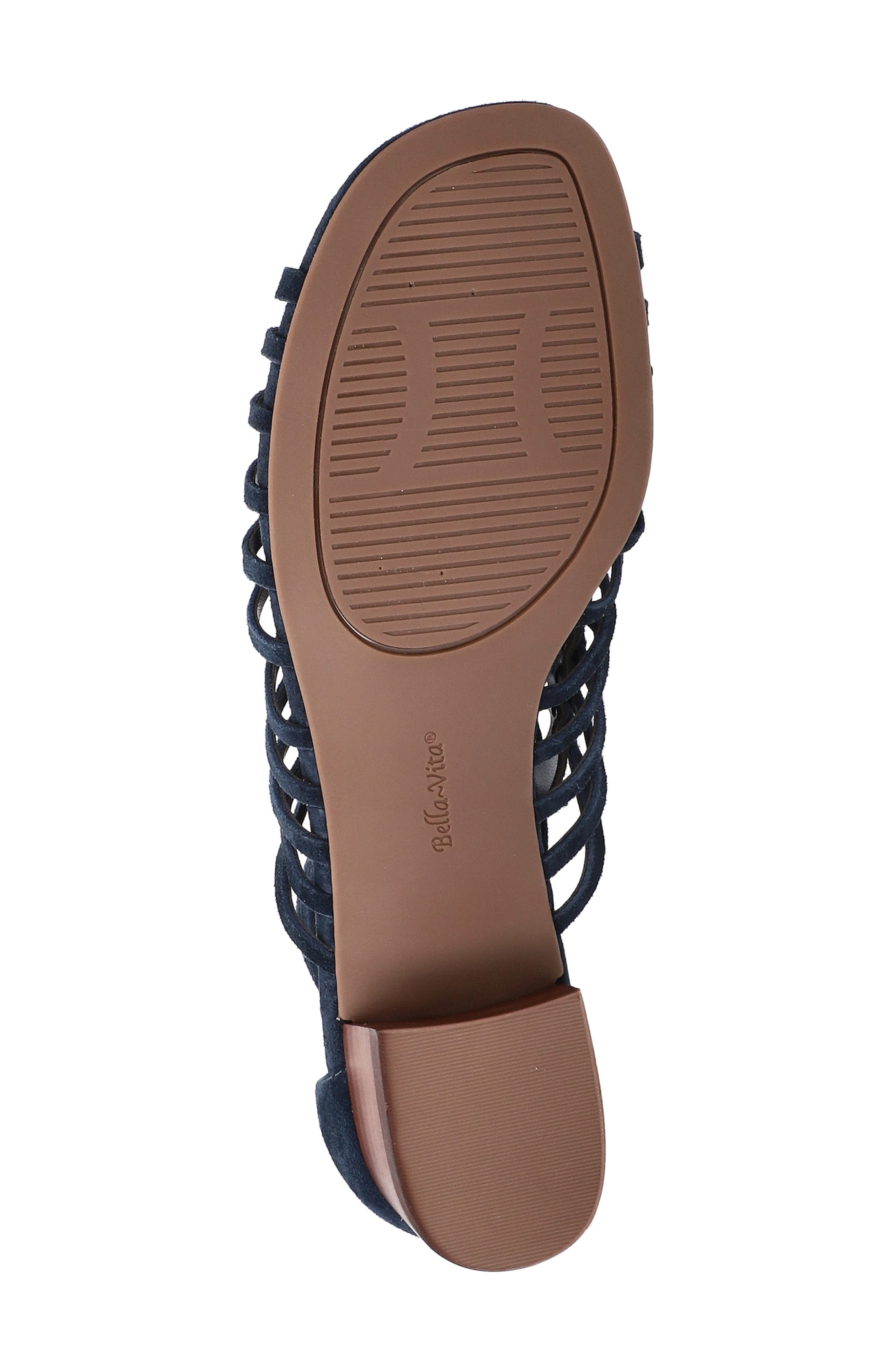 Bella Vita Holden Sandal, Alternate, color, Navy Suede