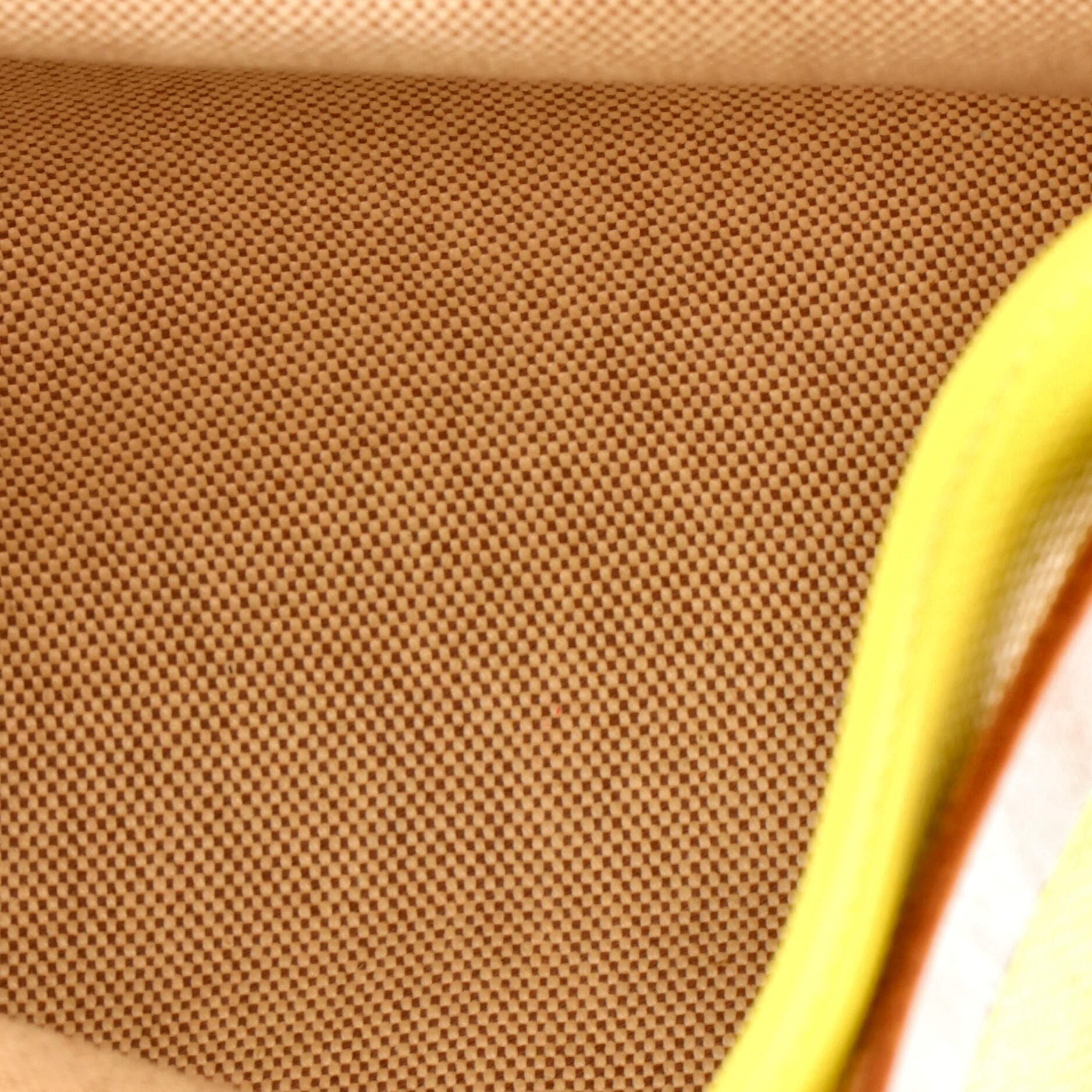 Pre-Owned Hermes Herbag Zip Berline Vache Canvas and Leather 31, Alternate, color, Lime