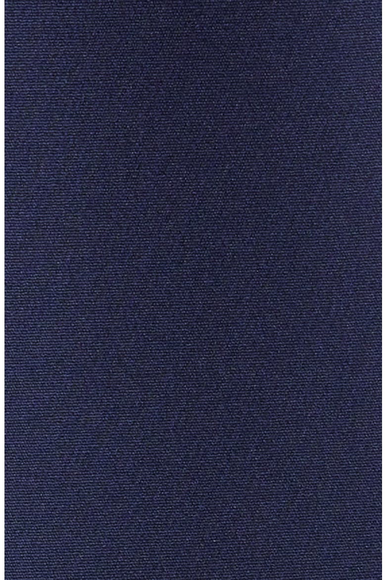 Belted Ruffle Hem Crepe Dress, Alternate, color, NAVY