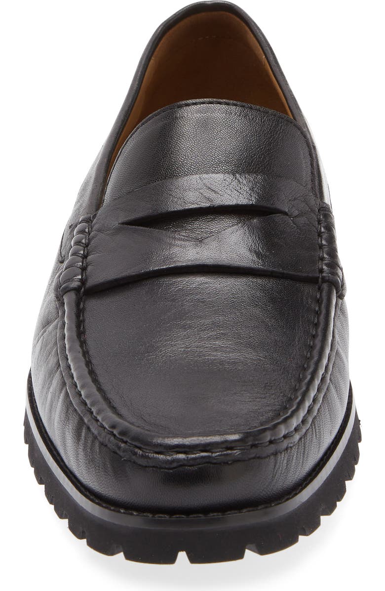 Robert Zur Dillon Penny Loafer, Alternate, color, Black